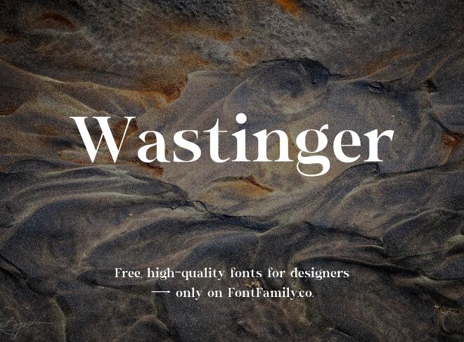Wastinger Font