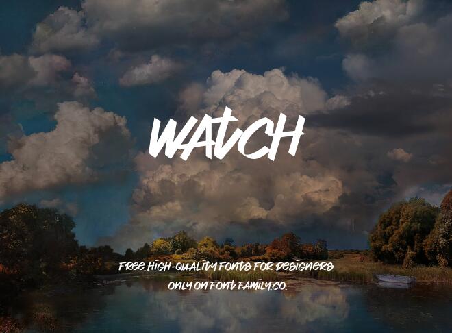 Watch Font