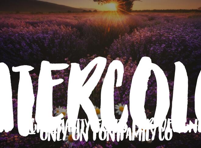 Watercolor Font