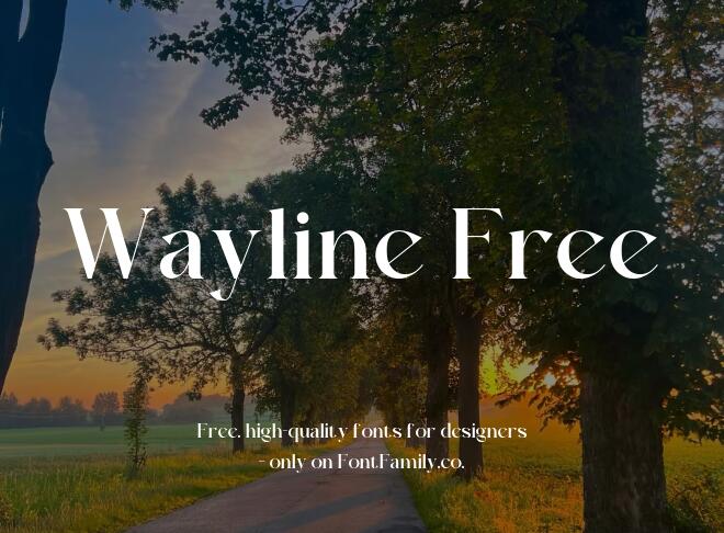 Wayline Free Font