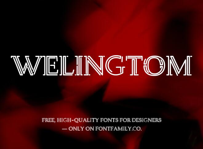 Welingtom Font
