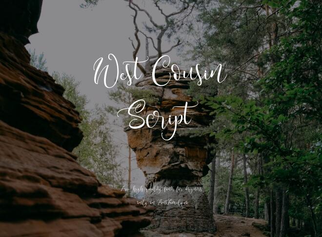 West Cousin Script Font