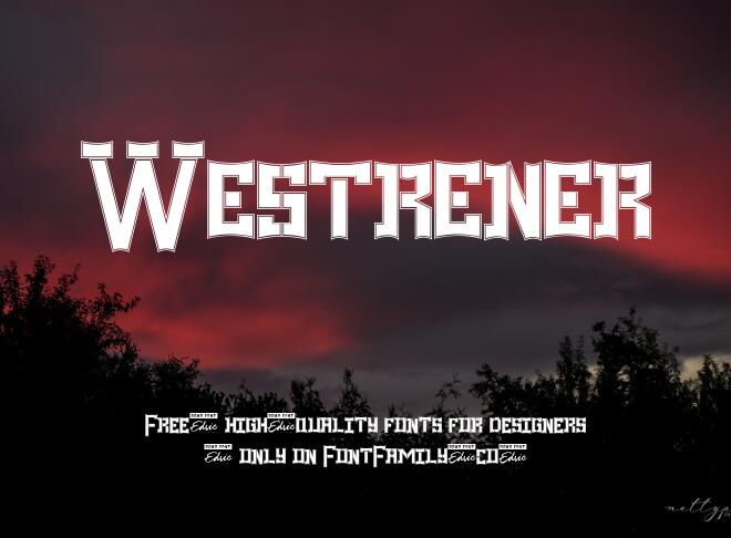 Westrener Font