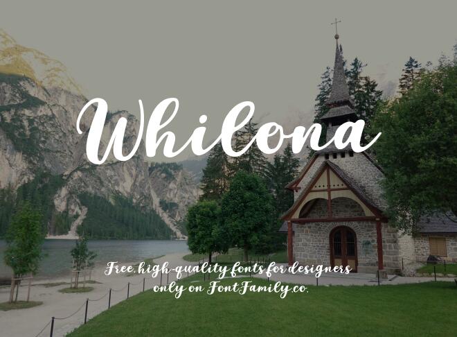 Whilona Font