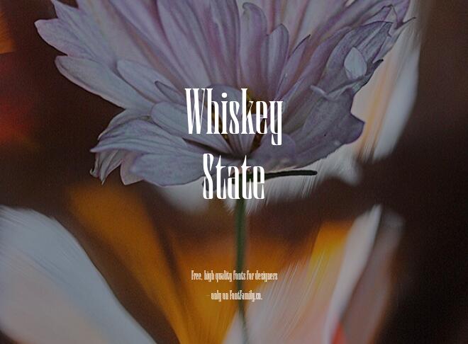 Whiskey State Font