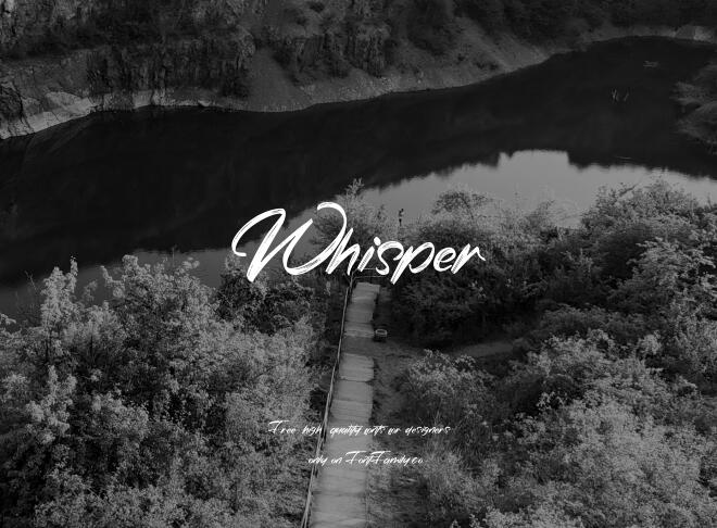 Whisper Font
