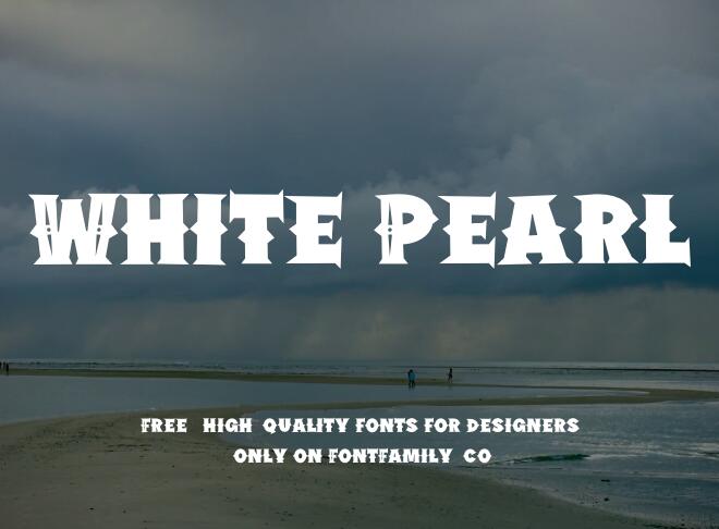 White Pearl Font