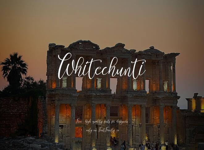 Whitechunti Font