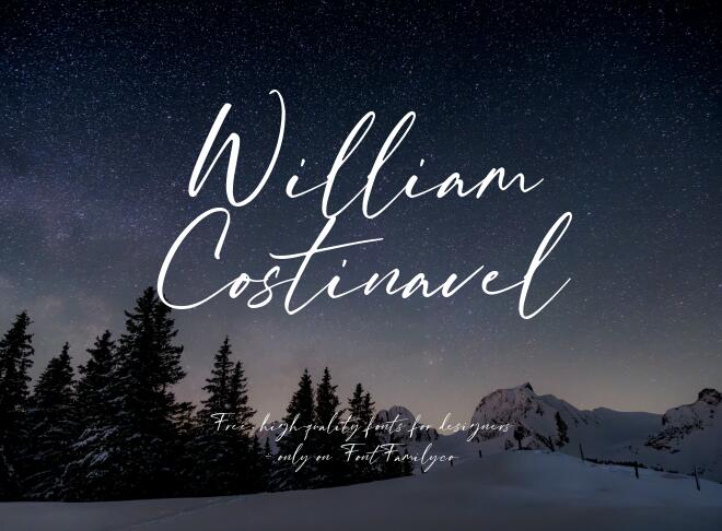 William Costinavel Font