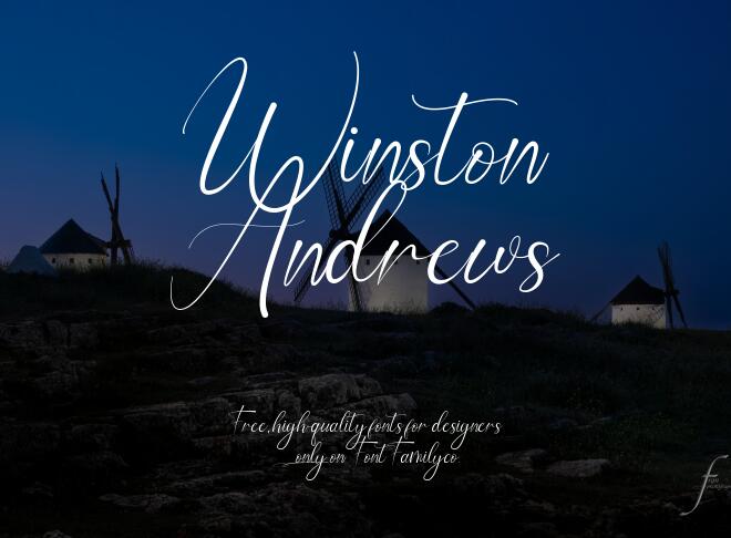 Winston Andrews Font