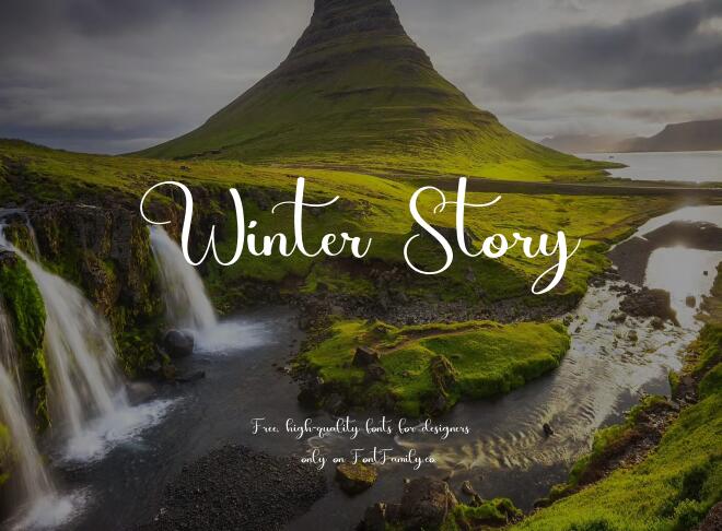 Winter Story Font