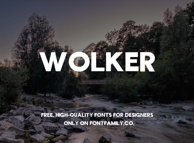 Wolker Font