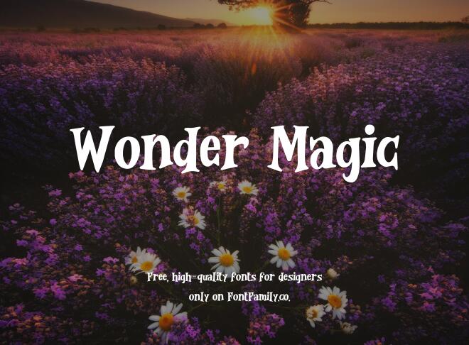Wonder Magic Font