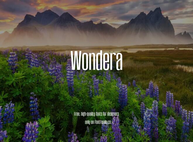 Wondera Font