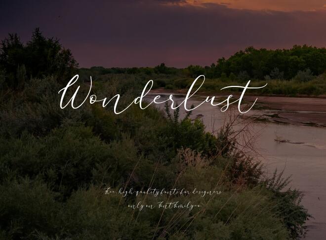 Wonderlust Font