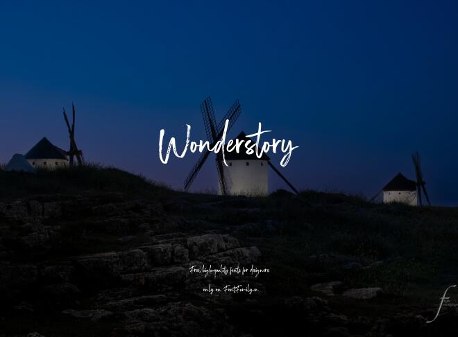 Wonderstory Font