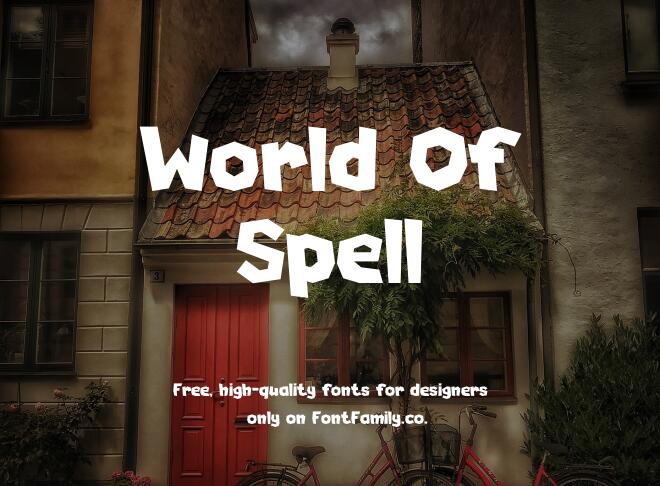 World Of Spell Font
