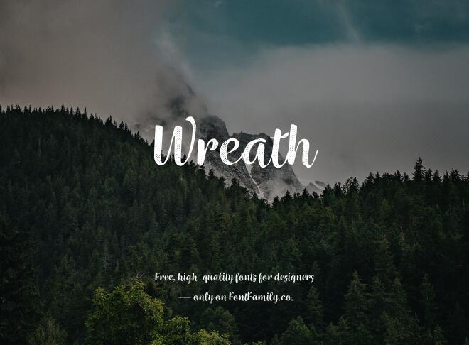 Wreath Font