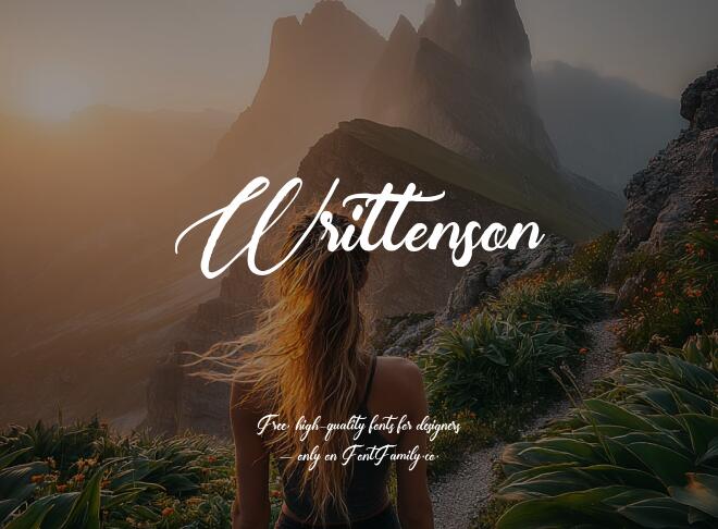 Writtenson Font