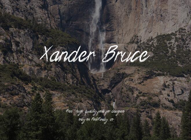 Xander Bruce Font