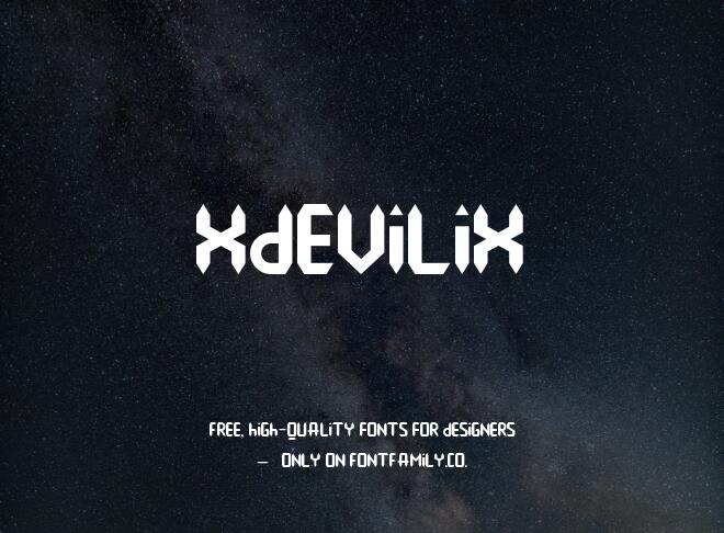 Xdevilix Font