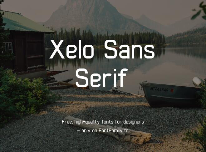 Xelo Sans Serif Font