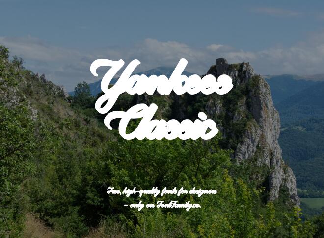 Yankees Classic Font