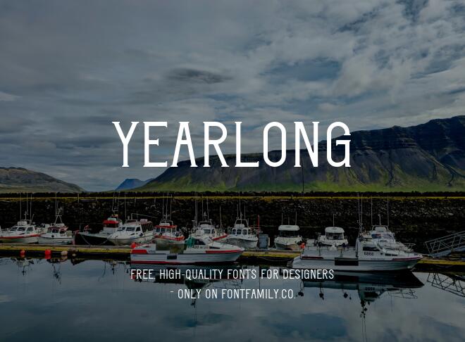 Yearlong Font