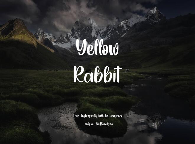 Yellow Rabbit Font
