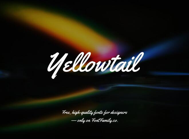 Yellowtail Font