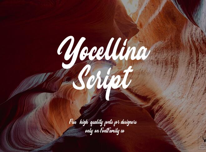 Yocellina Script Font