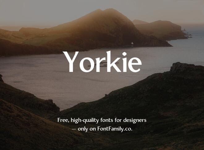 Yorkie Font