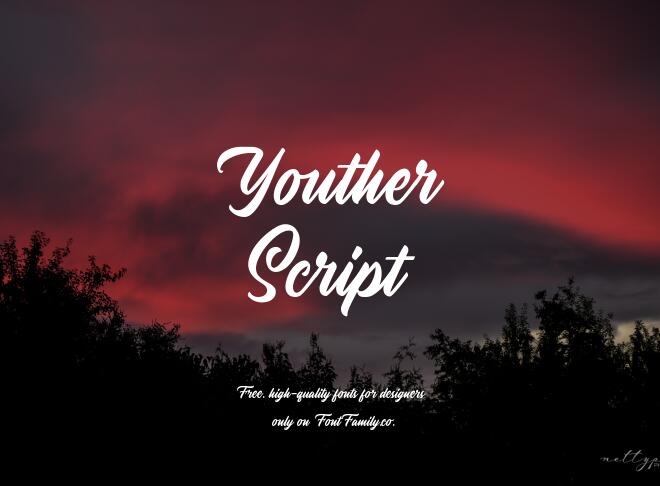 Youther Script Font
