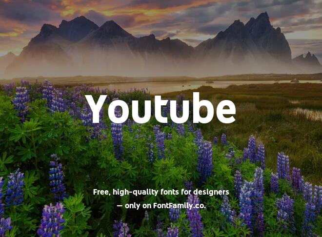 Youtube Font