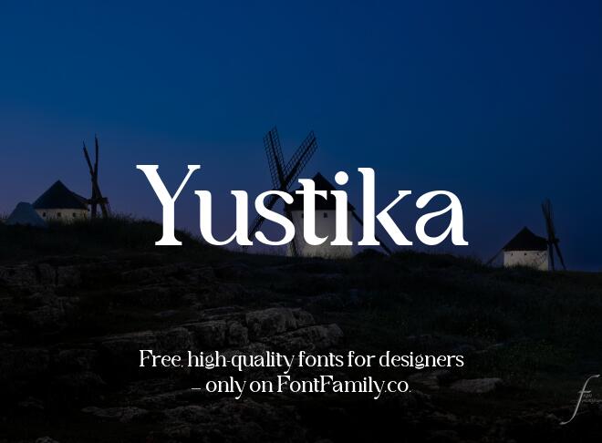 Yustika Font