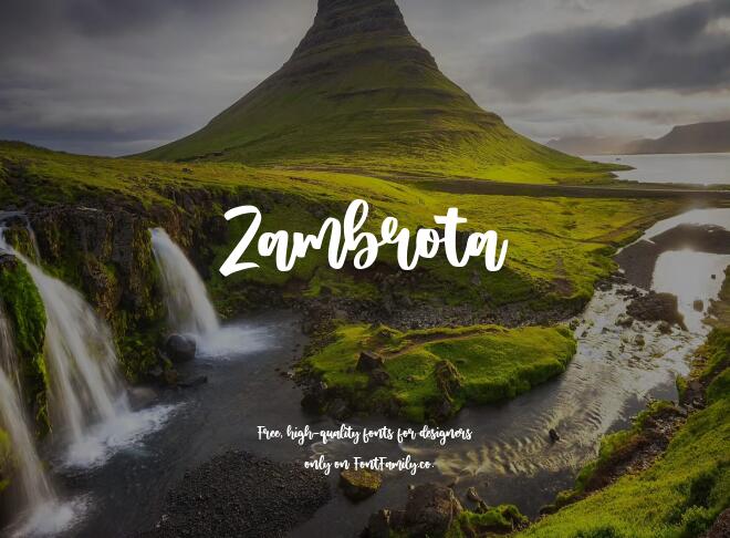 Zambrota Font