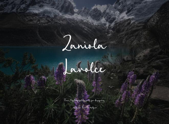 Zaniola Lavolce Font