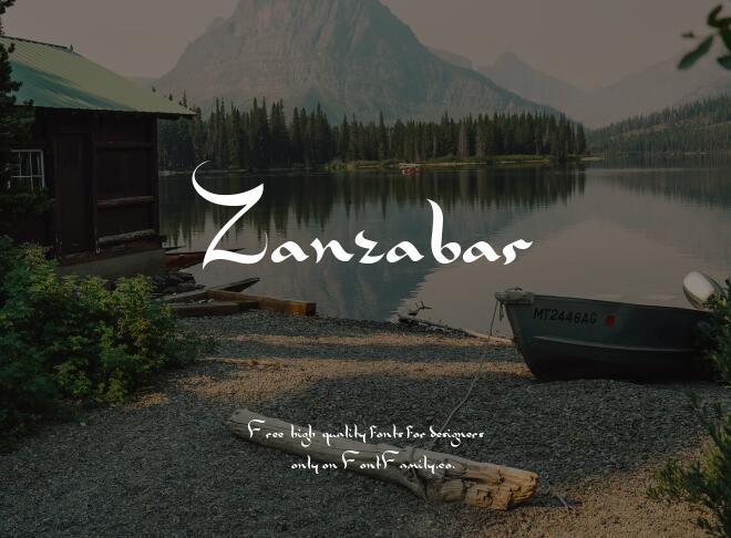 Zanzabar Font