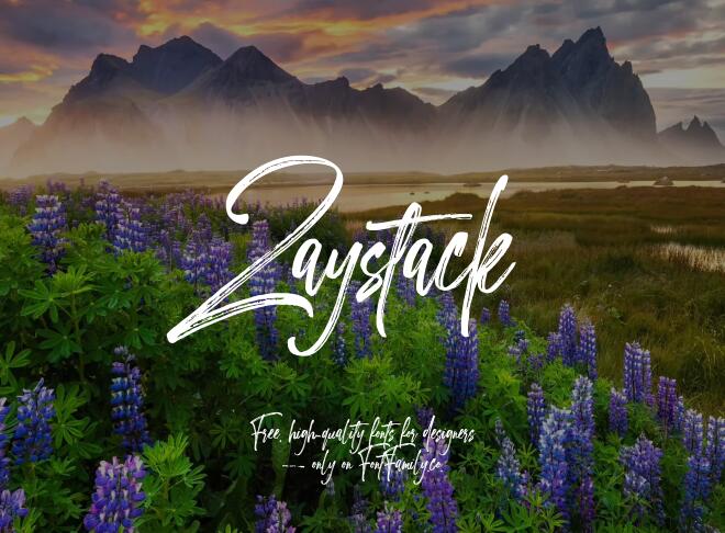 Zaystack Font