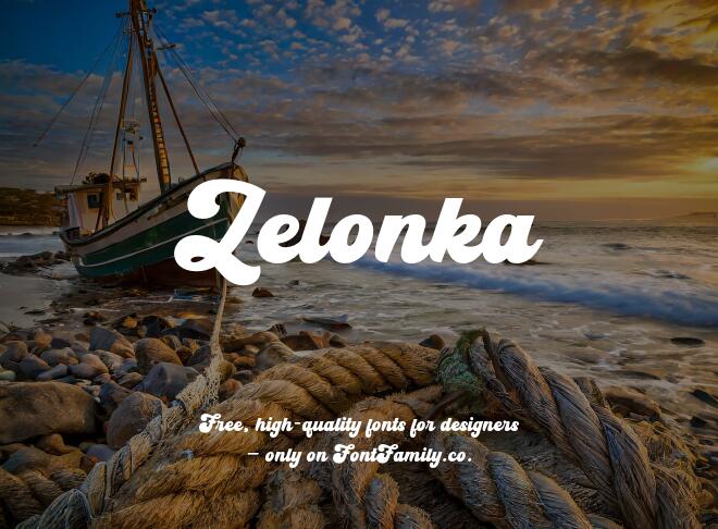 Zelonka Font