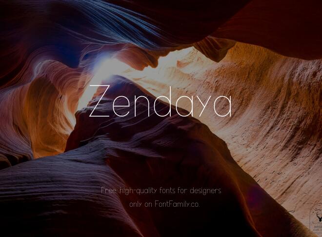 Zendaya Font