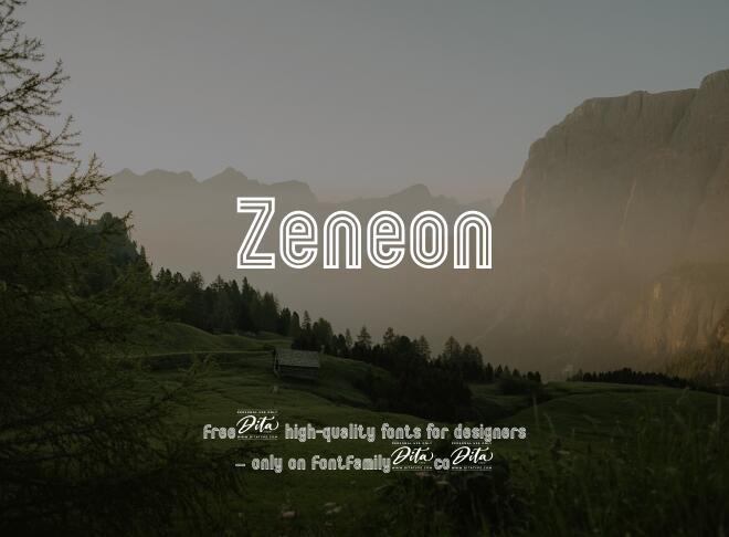 Zeneon Font