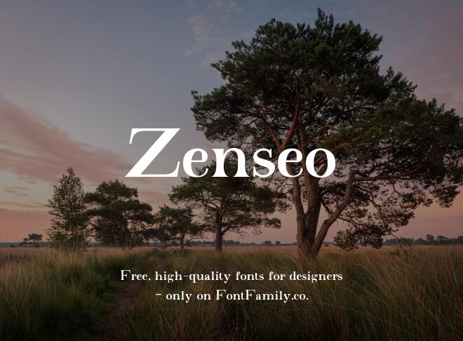 Zenseo Font