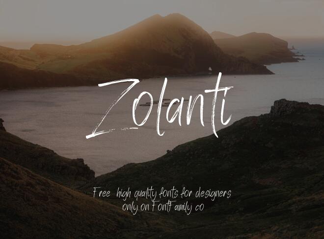 Zolanti Font