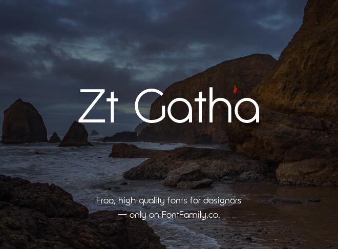 Zt Gatha Font