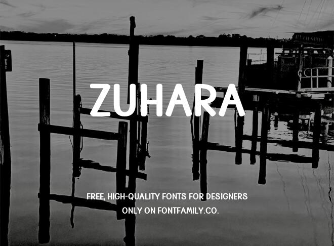 Zuhara Font