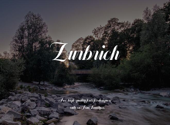 Zurbrich Font